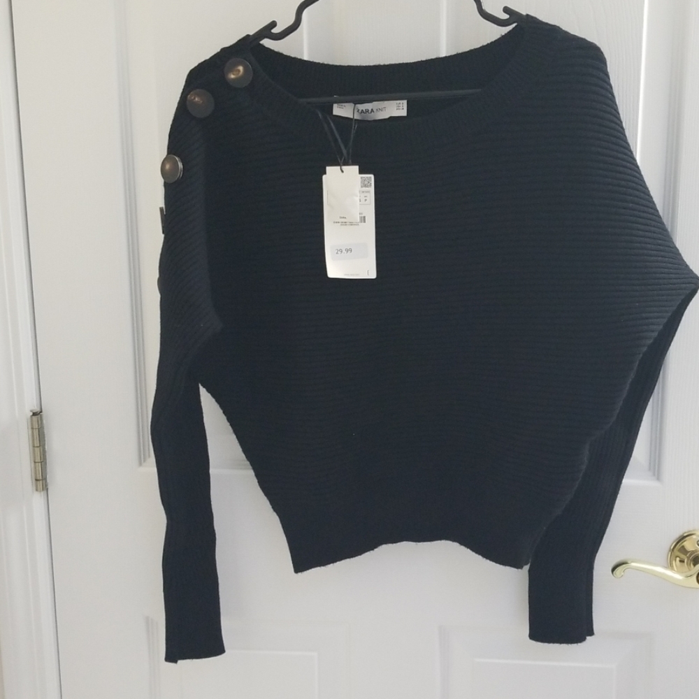 COPY - Zara Sweater with Buttons